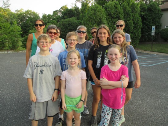 Walkers at the Wednesday Walk and Pray