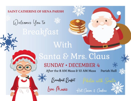 Breakfast with Santa & Mrs. Claus